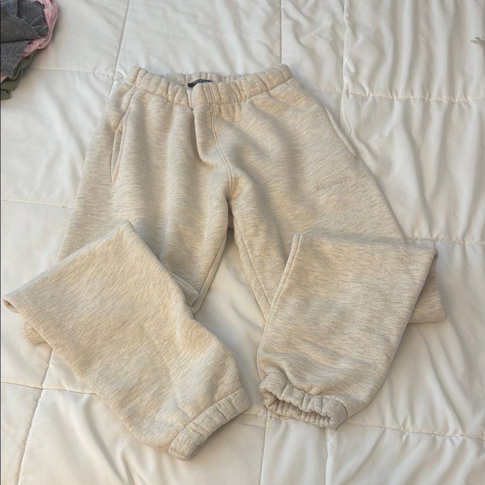 Madhappy Cream sweatpant XS